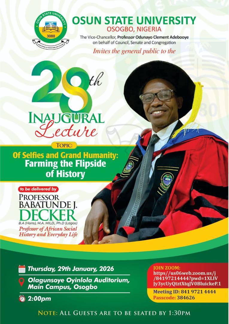 28th inaugral lecture