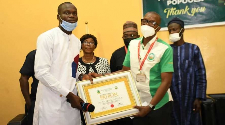 UNIOSUN Student Union Installs Professor Labo Popoola As Pioneer Patron