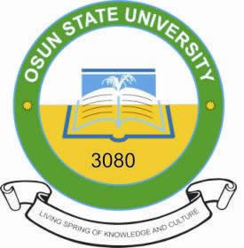 Osun State University Logo - Official crest with fountain over open book